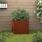 vidaXL Jardinière 42x40x39 cm acier corten