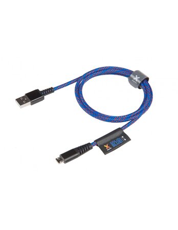 Xtorm solid blue câble usb 1 m usb 2.0 usb a micro-usb b bleu