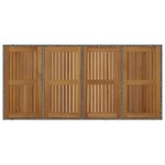 Ensemble de Salle à Manger de Jardin vidaXL 7 Pièces Gris Poly Rattan