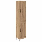 vidaXL Haut Armoire Chêne artisanal 34 5 x 34 x 90 cm