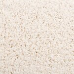 vidaXL Tapis d'escalier 10 pièces 65 x 21 x 4 cm Blanc Demi-rond Grand