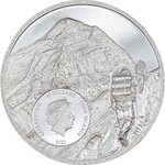 MOUNT EVEREST First Ascent 2 Once Argent Coin 10 Dollars Cook Islands 2023