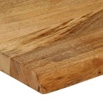 vidaXL Dessus de table à bord vivant 140x20x2 5cm bois massif manguier