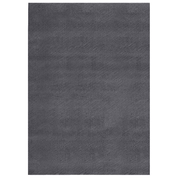 vidaXL Tapis shaggy doux lavable 160x230 cm Antidérapant Anthracite