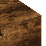 vidaXL Table basse chêne fumé 100x49 5x31 cm bois d'ingénierie
