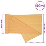 vidaXL Filet brise-vue sable 1 8x50 m PEHD 75 g/m²