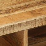 VidaXL Meuble TV mural 80x30x19 cm bois massif de manguier brut