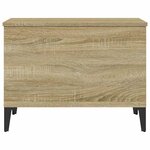 vidaXL Table basse Chêne sonoma 60x44 5x45 cm Bois d'ingénierie
