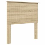 vidaXL Tête de lit Chêne Sonoma 90 cm Bois d'ingénierie