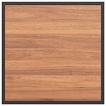 vidaXL Table de Café de Jardin Marron 55x55x35 cm DPC et Acier