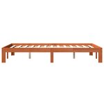vidaXL Cadre de lit sans matelas cire marron 140x200cm bois pin massif