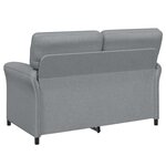 vidaXL Canapé 100  polyester  cadre en métal  MDF  Contreplaqué