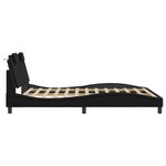 vidaXL Cadre de lit sans matelas noir 160x200 cm similicuir