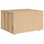 vidaXL Armoire à tiroirs Marron 55 x 45 x 33 5 cm Bois d'ingénierie