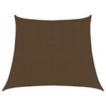 vidaXL Voile d'ombrage 160 g/m² Marron 3/4x3 m PEHD