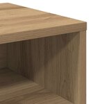 vidaXL Cabinet de chevet chêne artisanal 40 x 40 x 30 cm