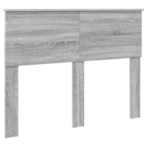 vidaXL Tête de lit Gris Sonoma 135 cm Bois d'ingénierie