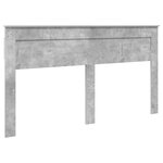 vidaXL Tête de lit Gris béton 200 cm Bois d'ingénierie