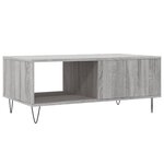 vidaXL Table basse Sonoma gris 90x50x36 5 cm Bois d'ingénierie