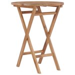 vidaXL Ensemble à manger de jardin 3 Pièces Bois de teck massif