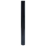 vidaXL Film de fenêtre statique dépoli noir 60x2000 cm PVC