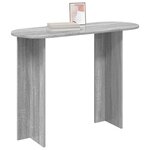 vidaXL Table console Sonoma gris 100 x 39 5 x 75 cm Bois d'ingénierie
