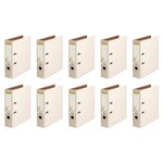 Classeur à levier D80mm Prem'Touch FOREVER sable x 10 EXACOMPTA