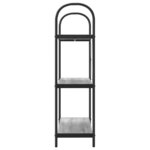 vidaXL Étagère Sonoma gris 80 x 30 x 109 cm Bois d'ingénierie