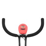 Vidaxl vélo d'appartement x-bike resistance à courroie rouge