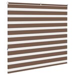 vidaXL Store zèbre marron 155x150cm largeur du tissu 150 9cm polyester