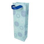 Sac Cadeau Bouteille Rosace Bleu Ciel - Draeger paris