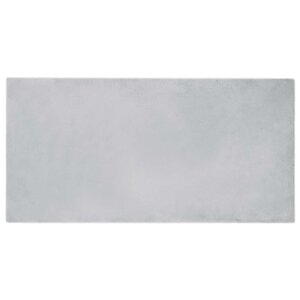 vidaXL Tapis en Fourrure Synthétique de Lapin Olite Gris 100 x 200 cm