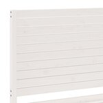 vidaXL Cadre de lit extra long sans matelas 140x210 cm bois massif