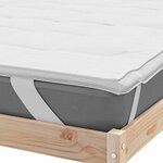 vidaXL Protège-matelas blanc 200x220 cm
