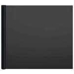 vidaXL Film de fenêtre statique Noir 60 x 2000 cm PVC