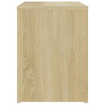 vidaXL Tables de chevet 2Pièces chêne sonoma 40x30x40cm bois d'ingénierie