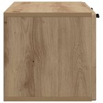 vidaXL Meuble TV mural 78 5 x 31 x 30 cm Chêne artisanal