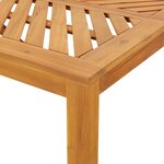 vidaXL Ensemble de Salle à Manger 5 Pièces en Bois Massif d'Acacia