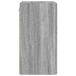 vidaXL Meuble TV mural Montage mural 2 Pièces Gris Sonoma 30 x 31 x 60 cm