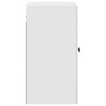 vidaXL Armoire Murale Blanc brillant 59 x 31 x 60 cm Bois d'ingénierie