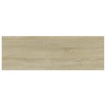 vidaXL Panneau de bibliothèque 4Pièces Chêne sonoma 60x20x1 5cm Aggloméré
