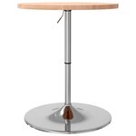 vidaXL Table de bar Ø60x90 5 cm bois massif de hêtre