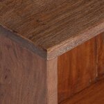 vidaXL Étagères Marron 47 x 16 x 55 cm Bois de Mahogany Massif