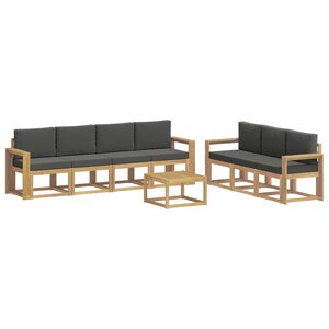 vidaXL Ensemble de canapés d'extérieur 7 pc