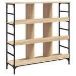 vidaXL Buffet chêne sonoma 102x32x103 5 cm bois d'ingénierie