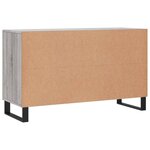 vidaXL Buffet sonoma gris 100x36x60 cm bois d'ingénierie