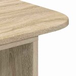 vidaXL Table console Chêne Sonoma 93 x 40 x 75 cm Bois d'ingénierie