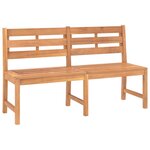 vidaXL Ensemble à manger de jardin 3 Pièces Bois de teck massi