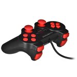 Esperanza EGG102R Manette de jeu Noir  Rouge USB 2.0 Manette de jeu Analogique/Numérique PC