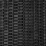 Tectake salon de jardin palma 12 places avec housse de protection  variante 2 - noir/gris